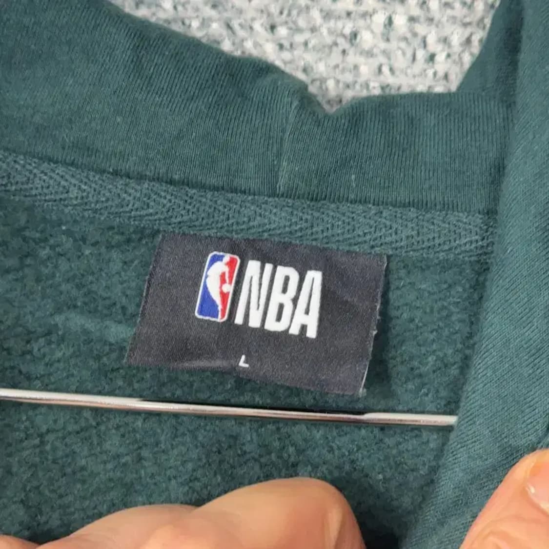 NBA 빅로고 멀티컬러 오버핏 후드티 L 상품이미지3