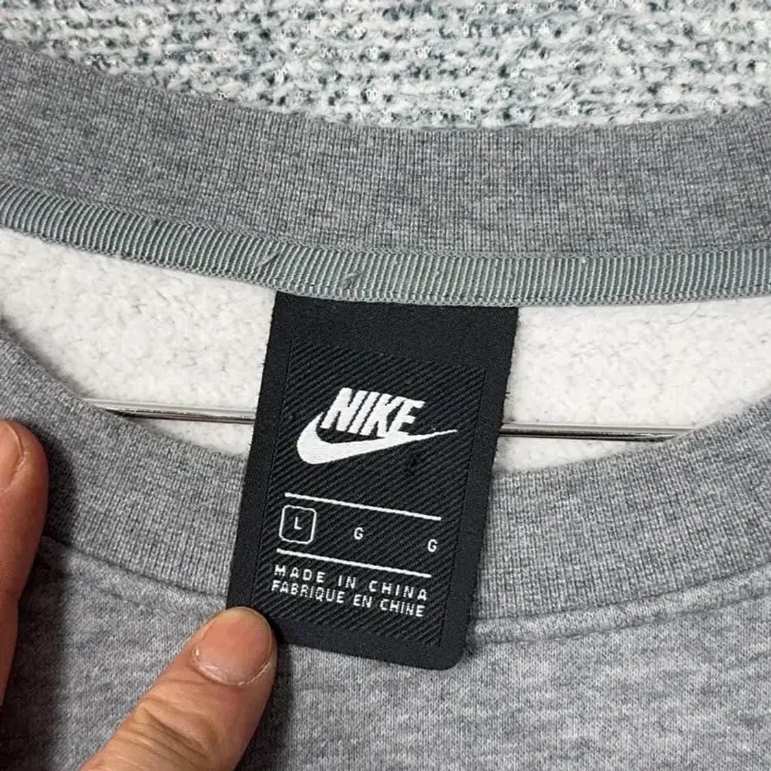 나이키 NSW 스펠로고 오버핏 맨투맨 L 상품이미지3