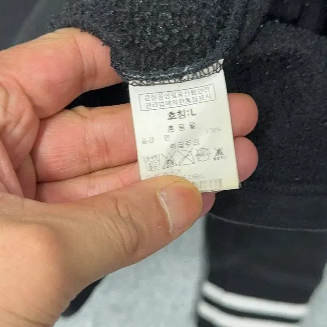 그루브라임 빈티지 버튼 맨투맨 L 상품이미지4