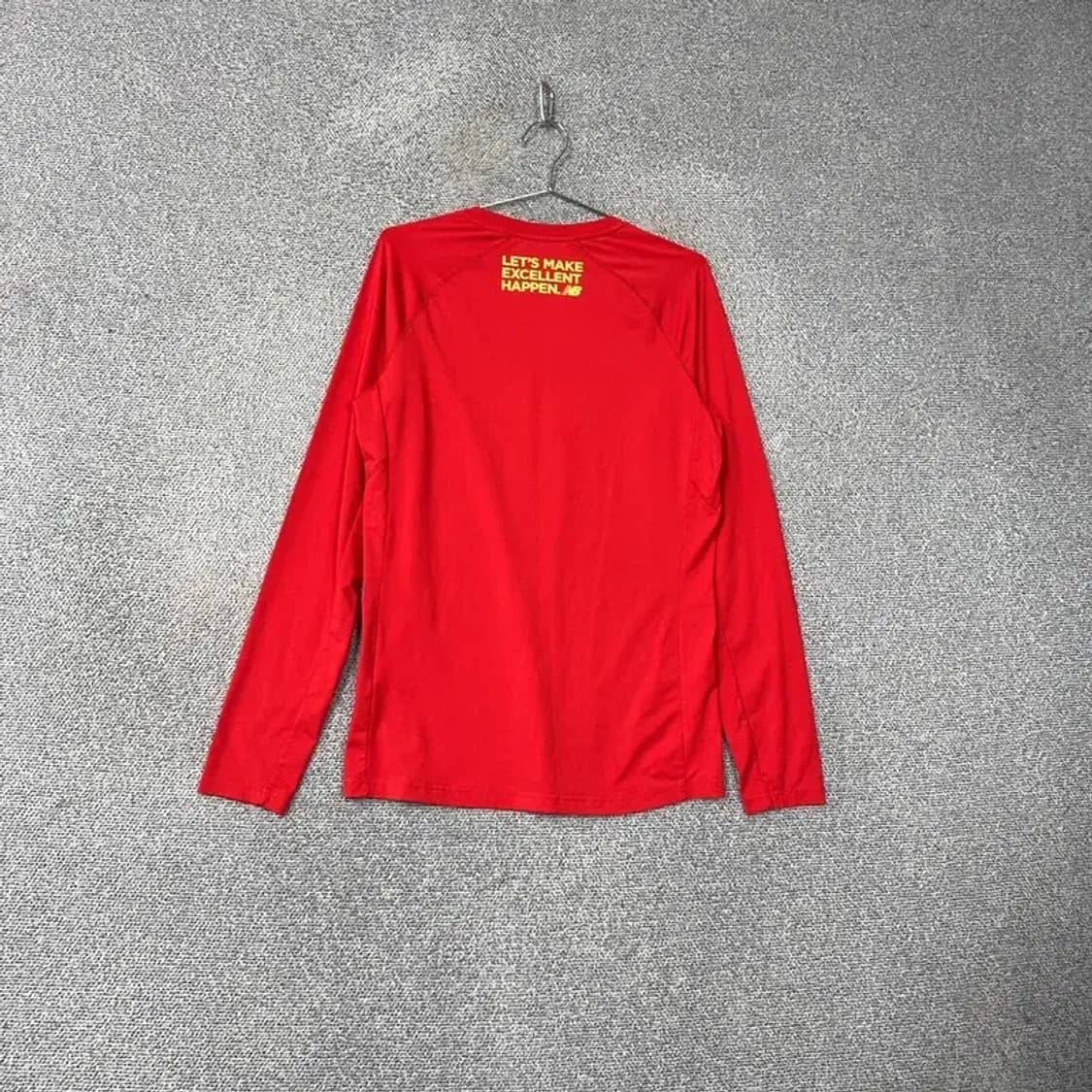 뉴발란스 프린팅 레드 기능성 긴팔티 95 상품이미지2