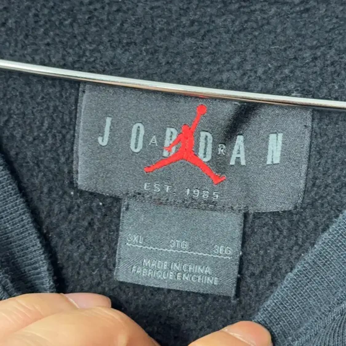 조던 블랙 빅사이즈 맨투맨 3XL 상품이미지5