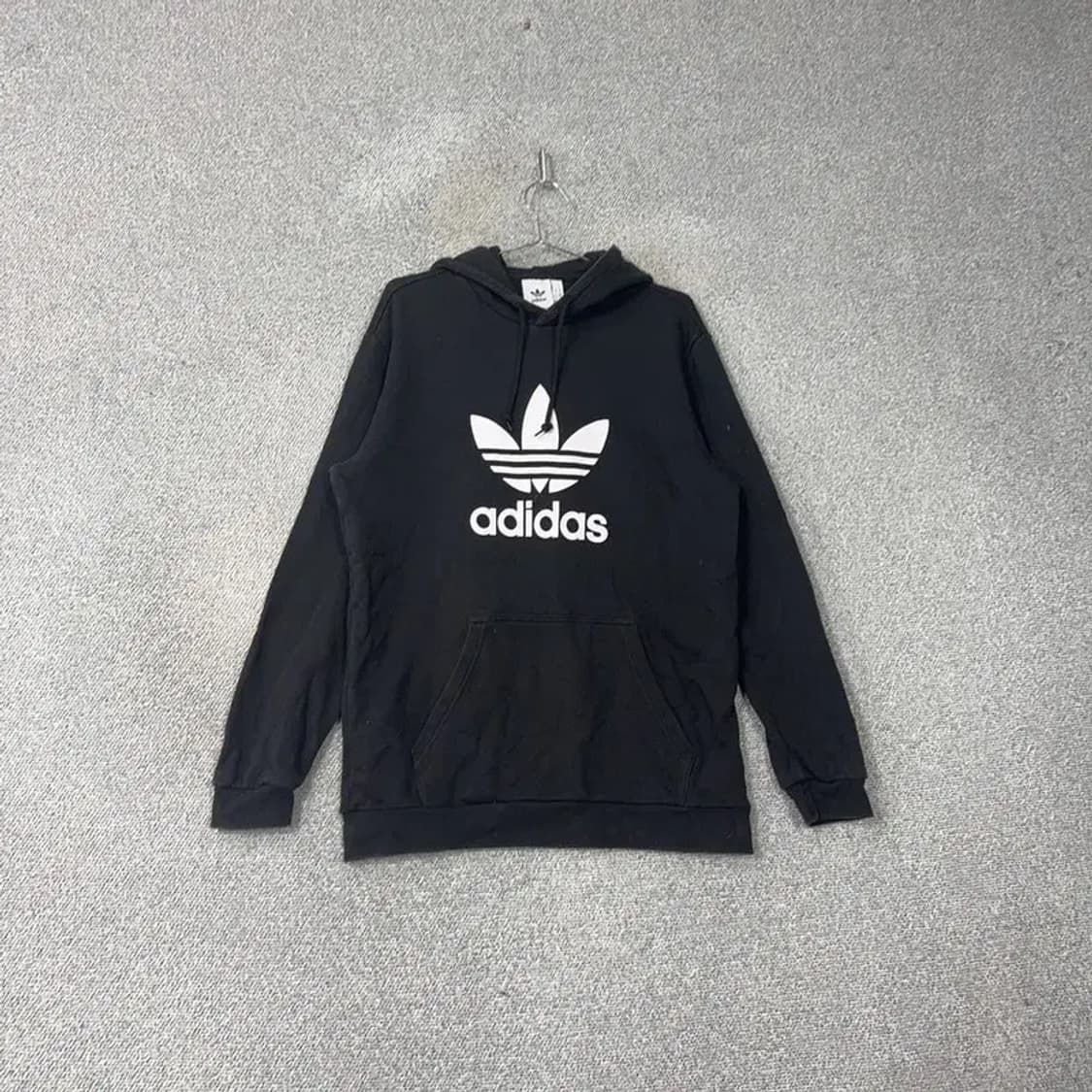 아디다스 프린팅 블랙 원피스 롱 후드티 L 상품이미지1