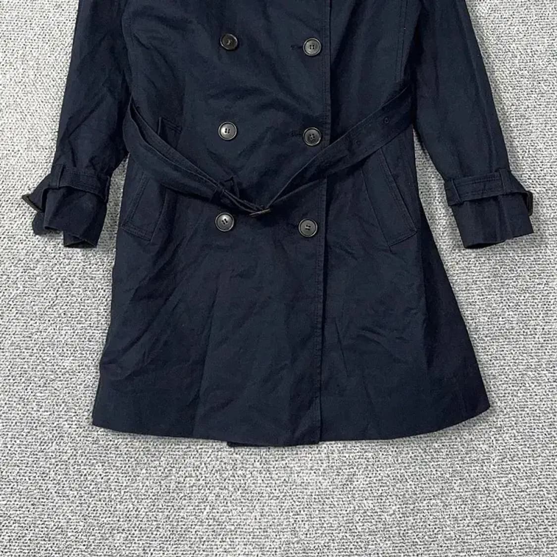 해지스 네이비 캐주얼 트렌치코트 90-165 상품이미지4