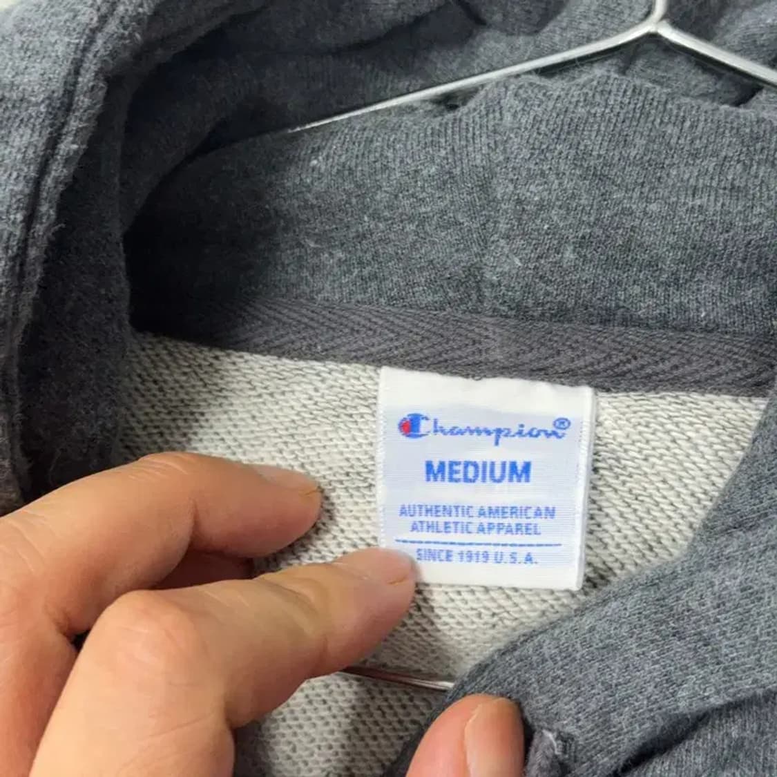 챔피온 카드 백프린팅 후드티 M 상품이미지3