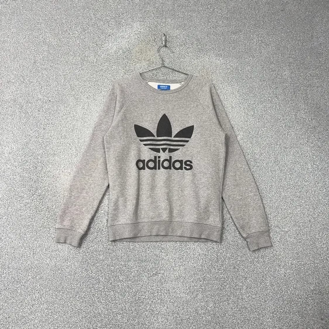 아디다스 빅로고 그레이 맨투맨 95 상품이미지1