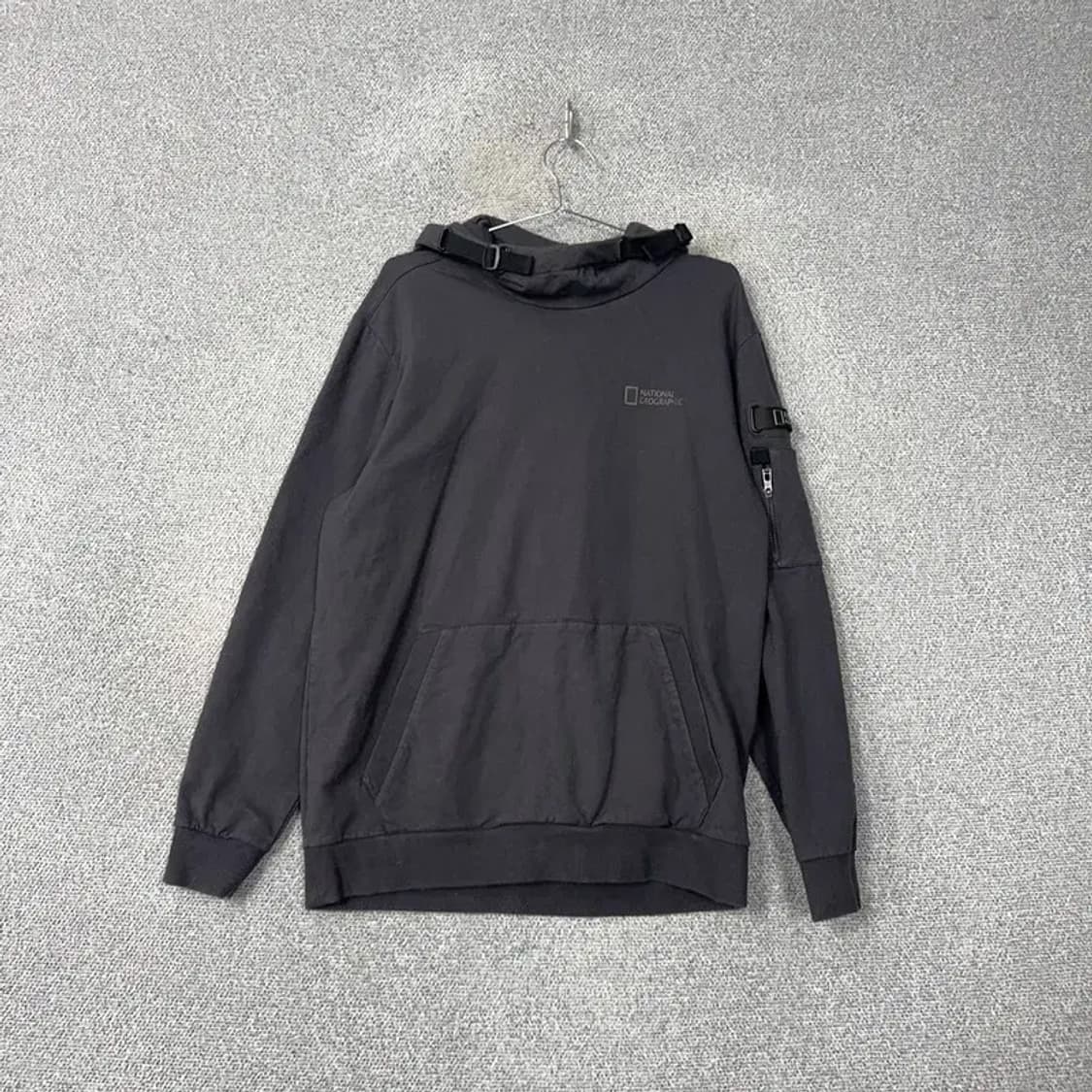 내셔널지오그래픽 빈티지 와펜 오버핏 후드티 XXL 상품이미지1