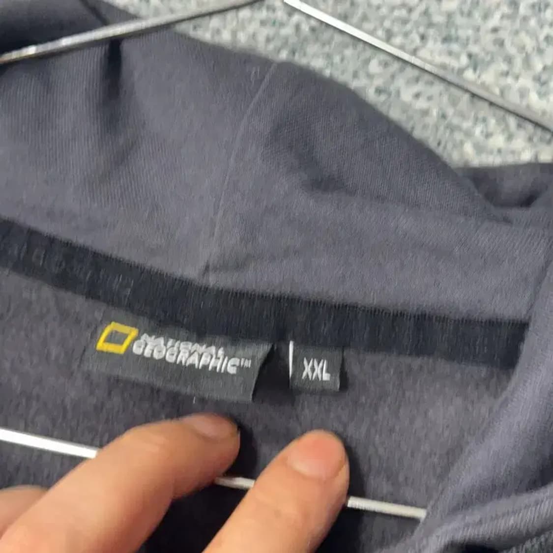 내셔널지오그래픽 빈티지 와펜 오버핏 후드티 XXL 상품이미지3