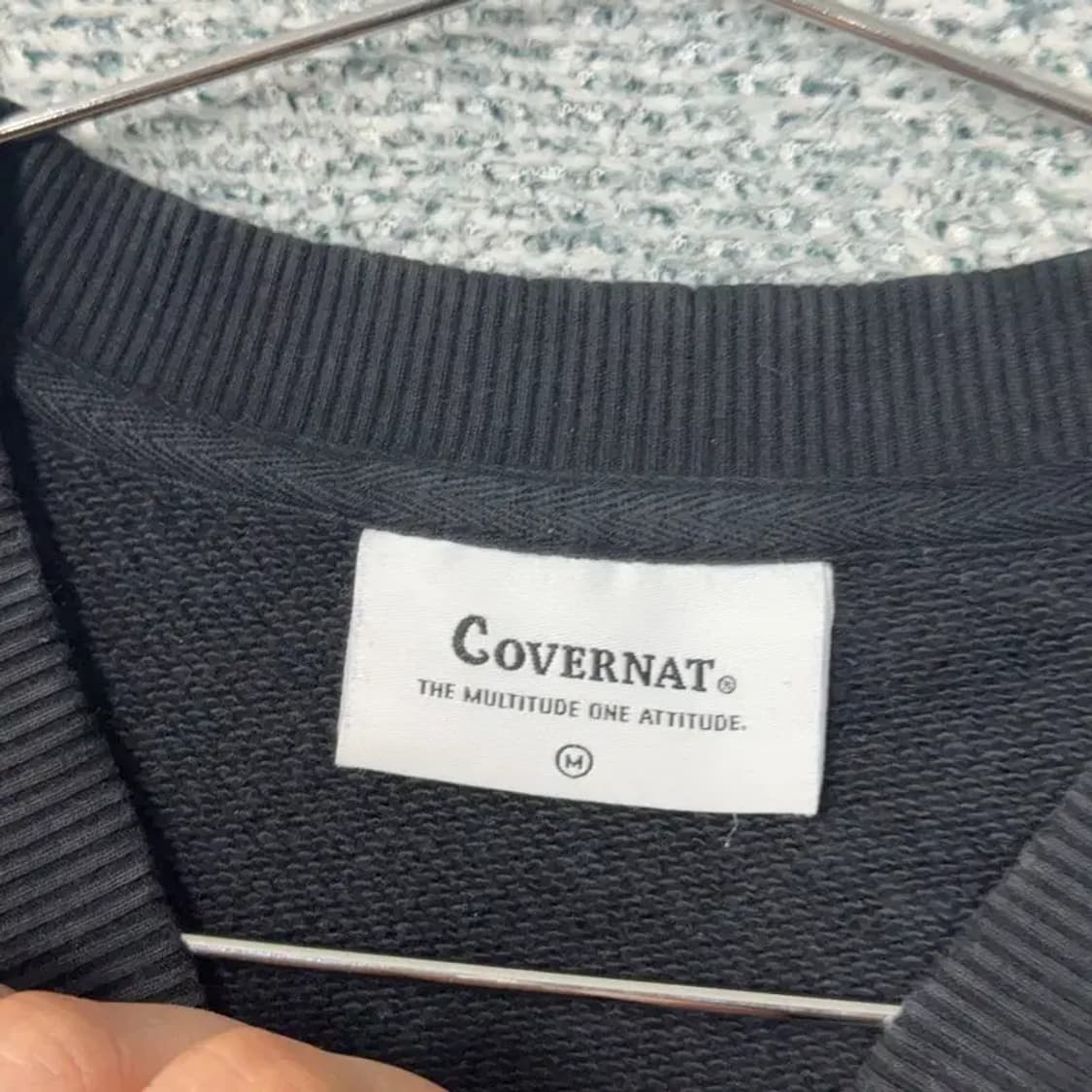 커버낫 캐주얼 로고 맨투맨 M 상품이미지3