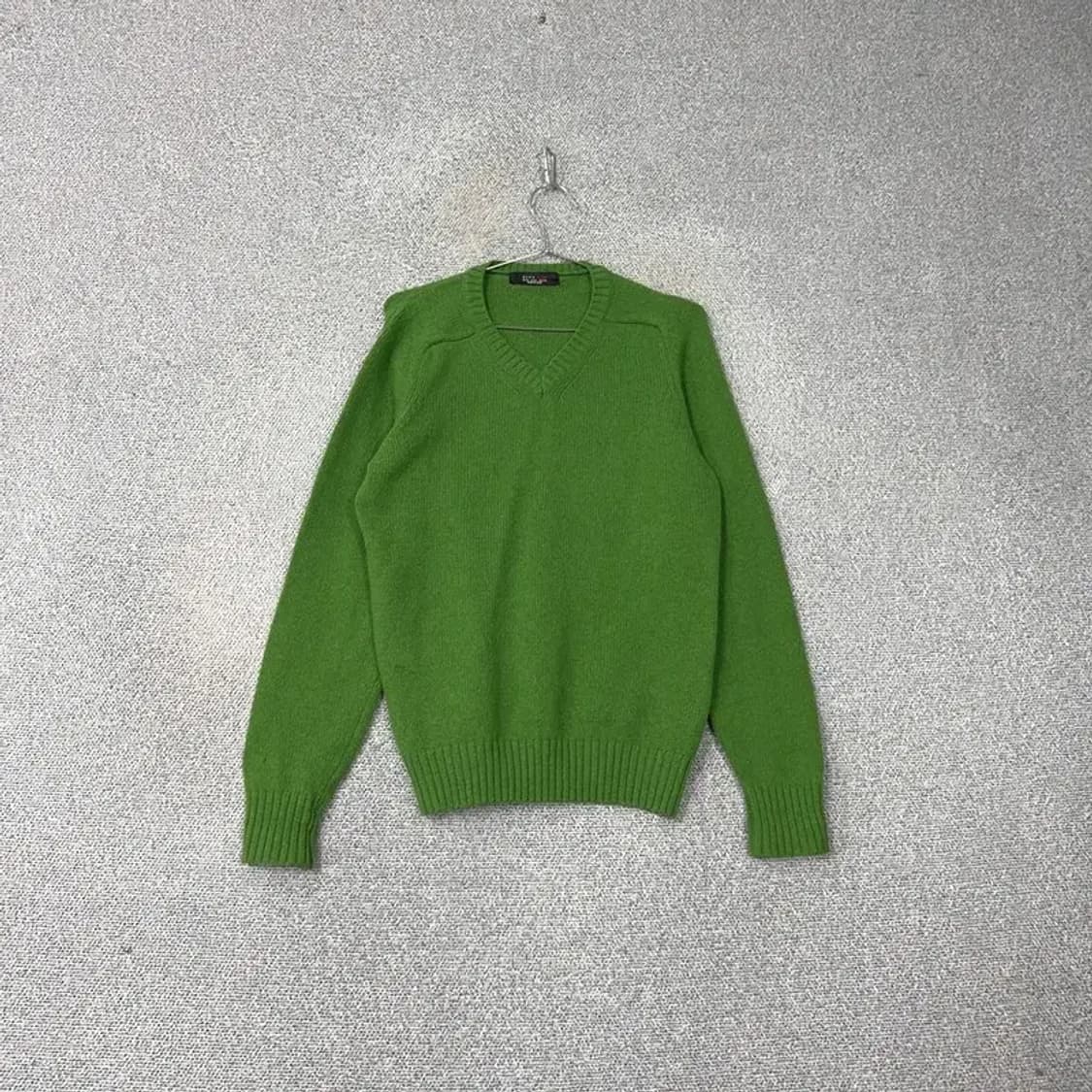 자라 남성 그린 캐주얼 울 니트 M 상품이미지1
