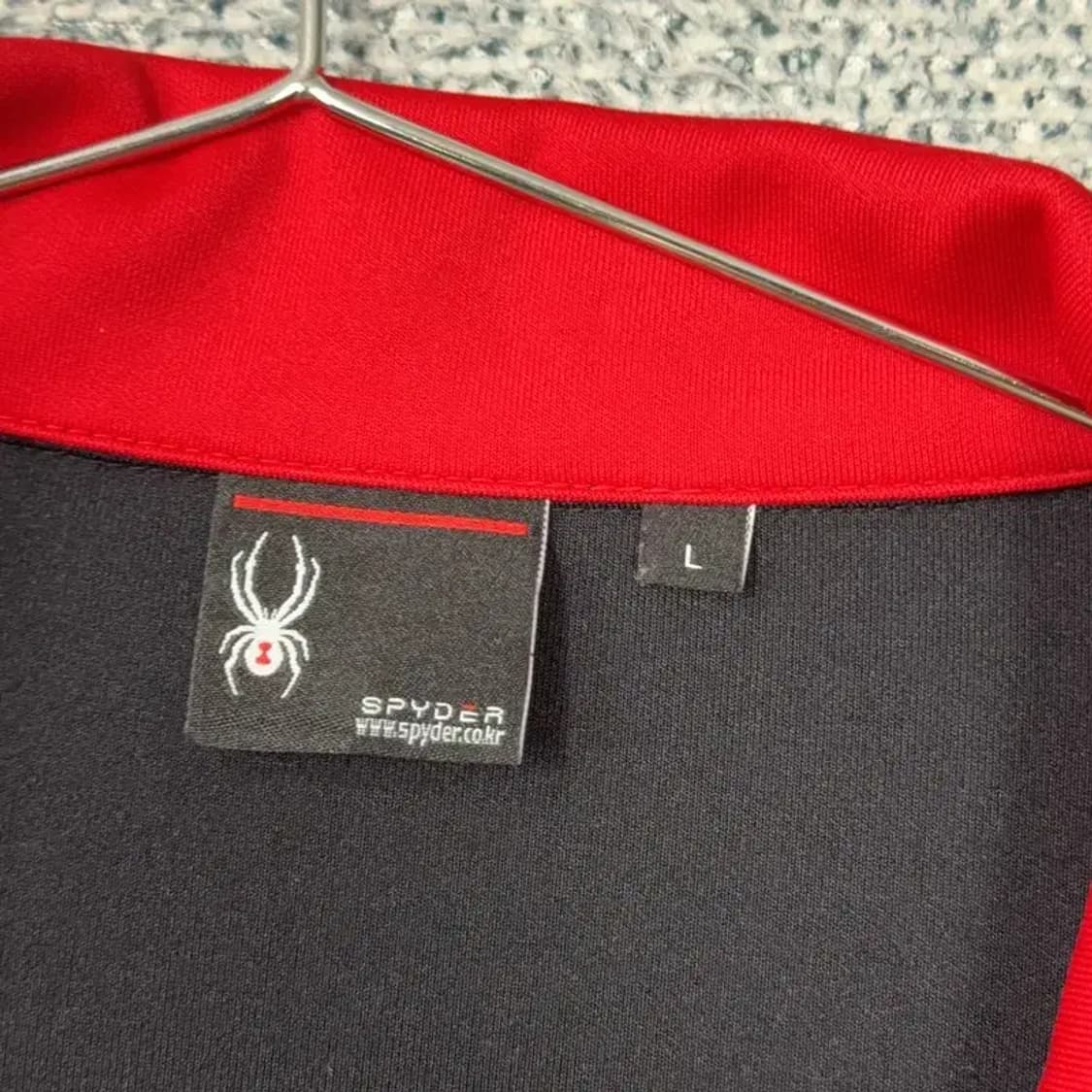 스파이더 로고 기능성 집업 저지 L 상품이미지3