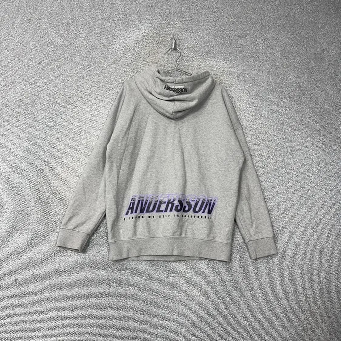 앤더슨벨 스펠 로고 오버핏 후드티 M 상품이미지2