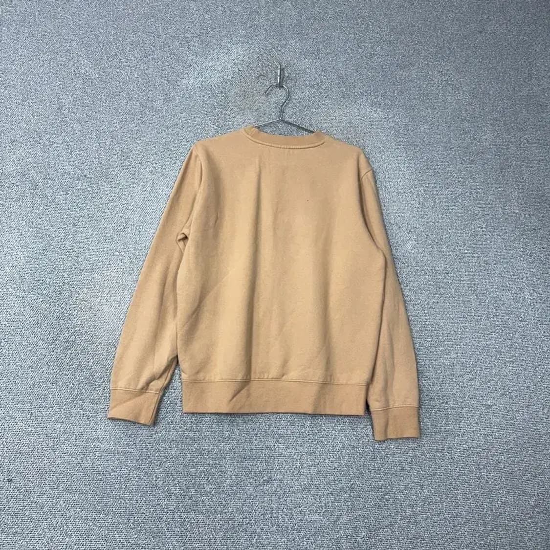 그루브라임 로고 캐주얼 베이지 맨투맨 M 상품이미지2