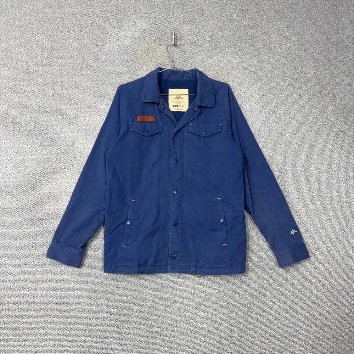 언리밋 캐주얼 포켓 블루 남성 필드 자켓 M 상품이미지1