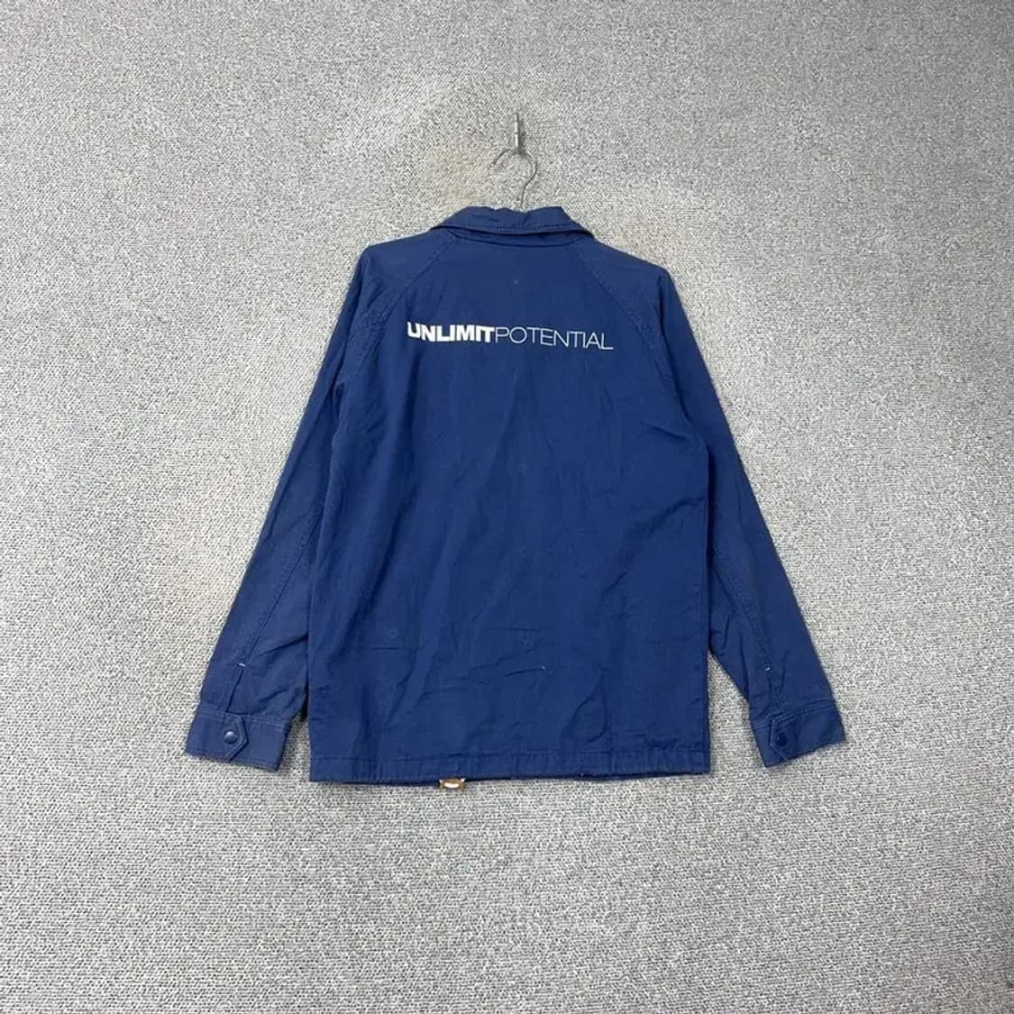 언리밋 캐주얼 포켓 블루 남성 필드 자켓 M 상품이미지2
