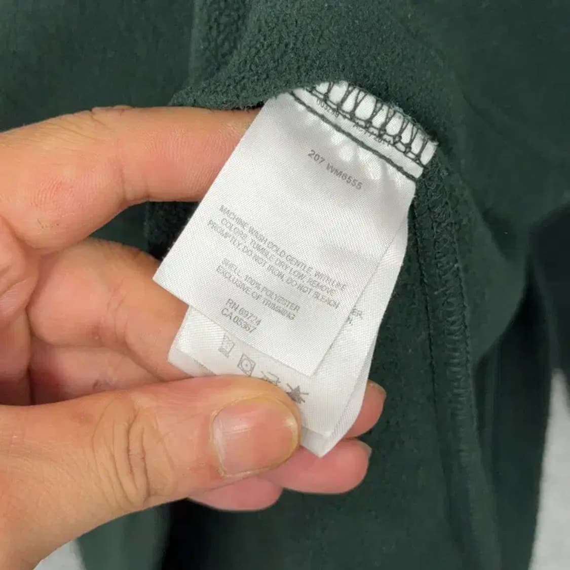 콜롬비아 빈티지 그린 로고 오버핏 맨투맨 M 상품이미지4