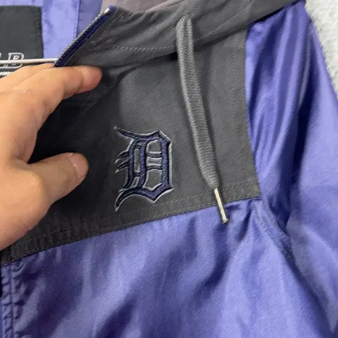 MLB 여성 디트로이트 네이비 바람막이 90 상품이미지3