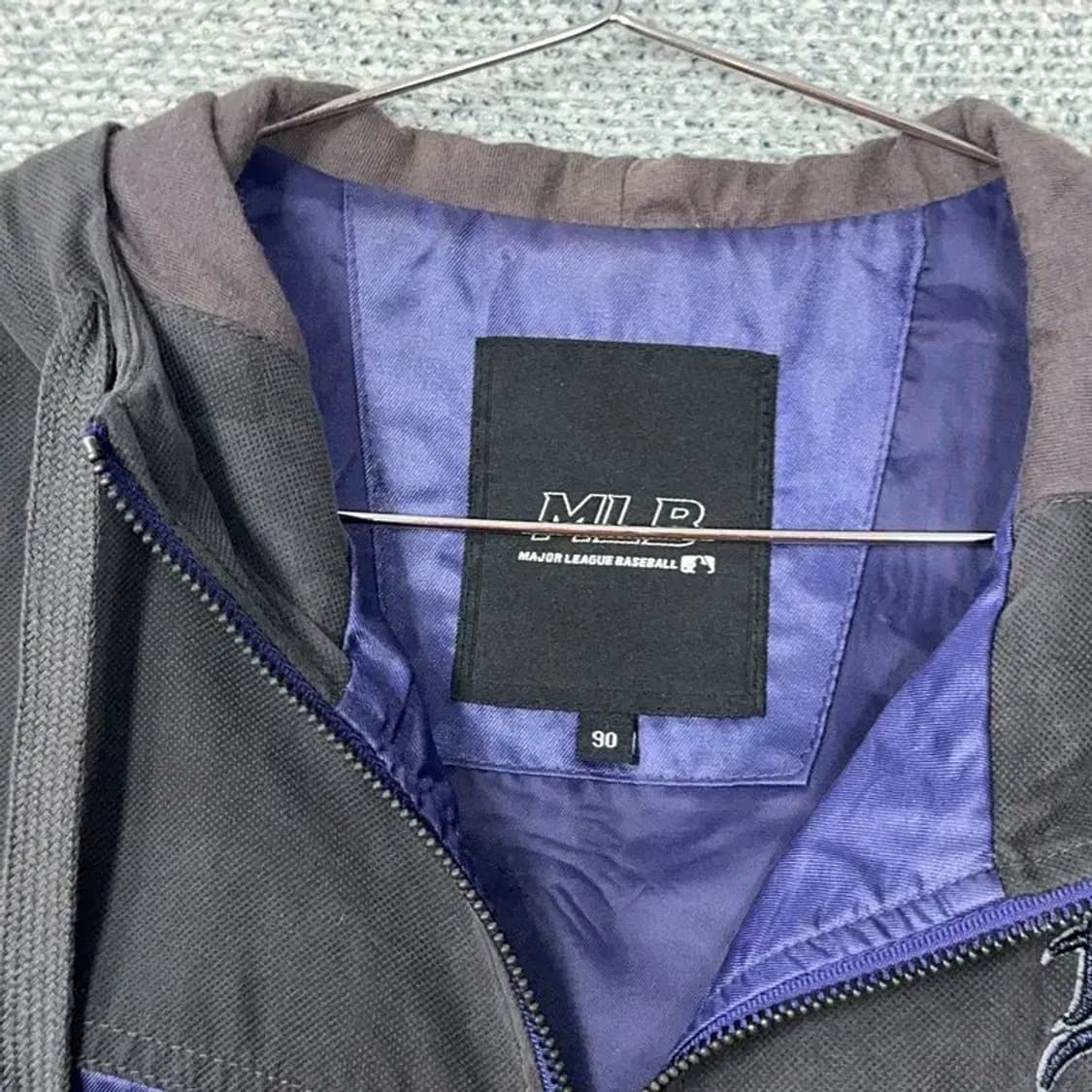 MLB 여성 디트로이트 네이비 바람막이 90 상품이미지4