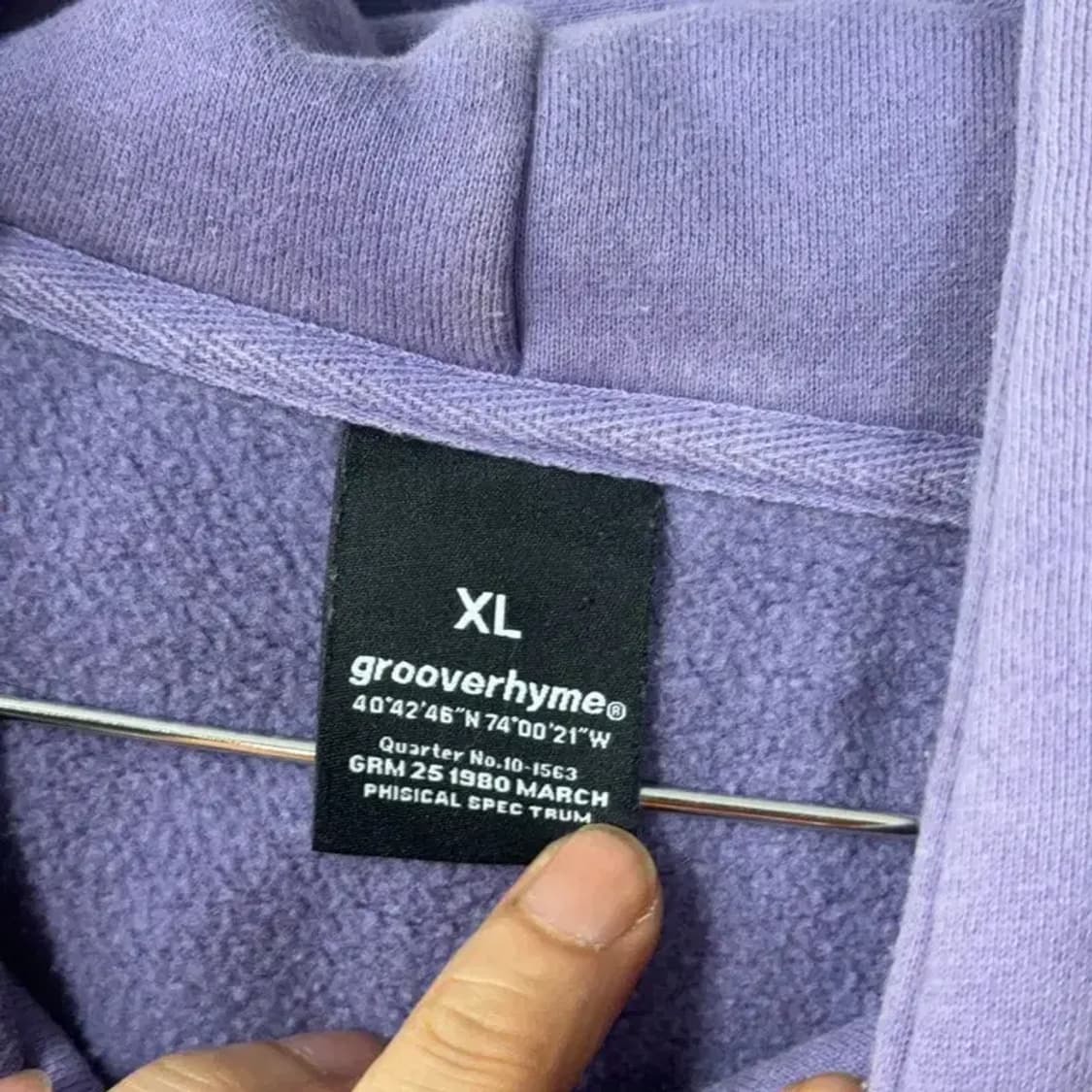 그루브라임 캐주얼 프린팅 후드티 XL 상품이미지3