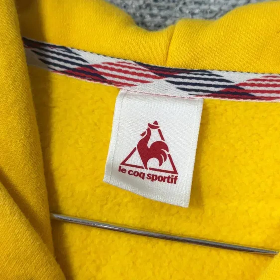 르꼬끄 스포츠 옐로우 프린팅 후드티 S 상품이미지3