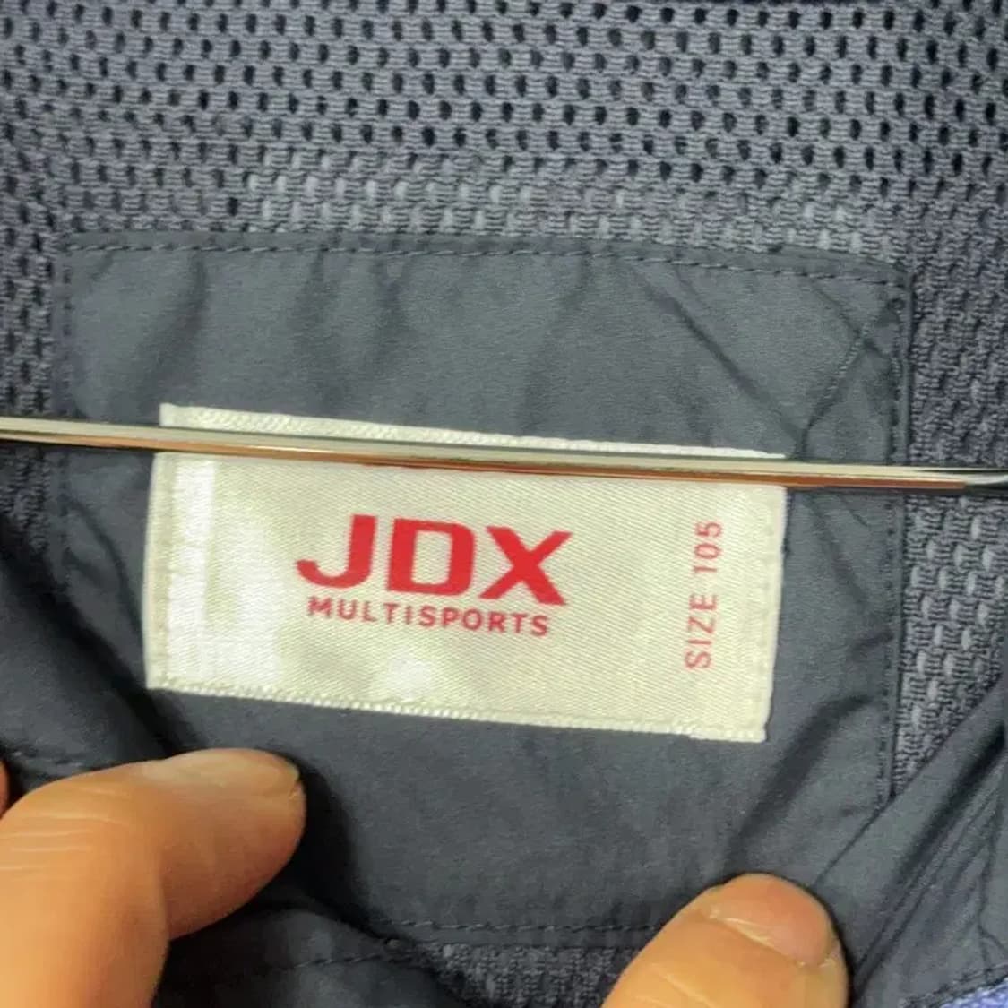 JDX 골프 로고 네이비 바람막이 105 상품이미지3