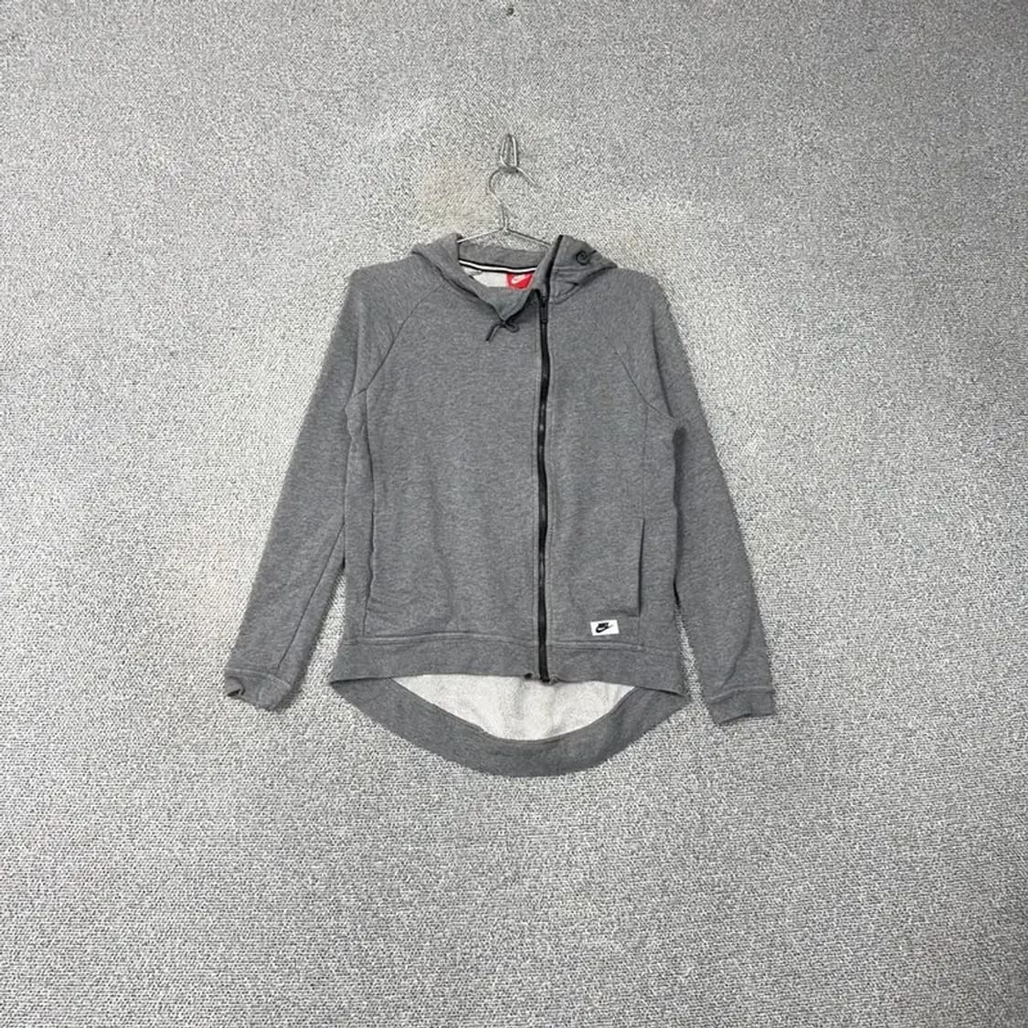 나이키 사이드 집업 그레이 후드집업 S 상품이미지1