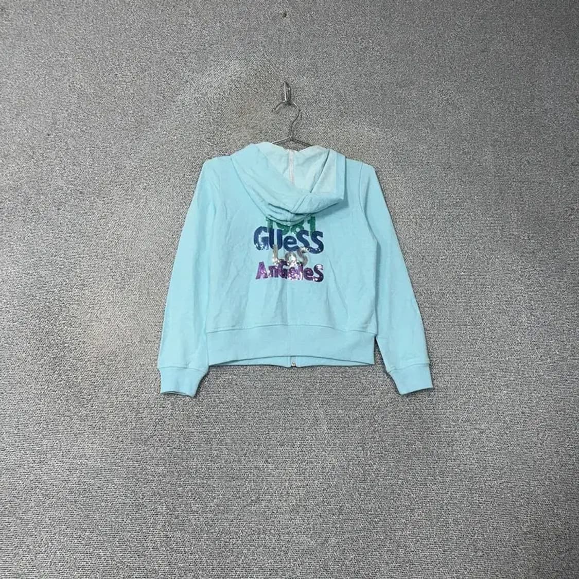 게스 여성 빈티지 민트 후드집업 80 상품이미지2