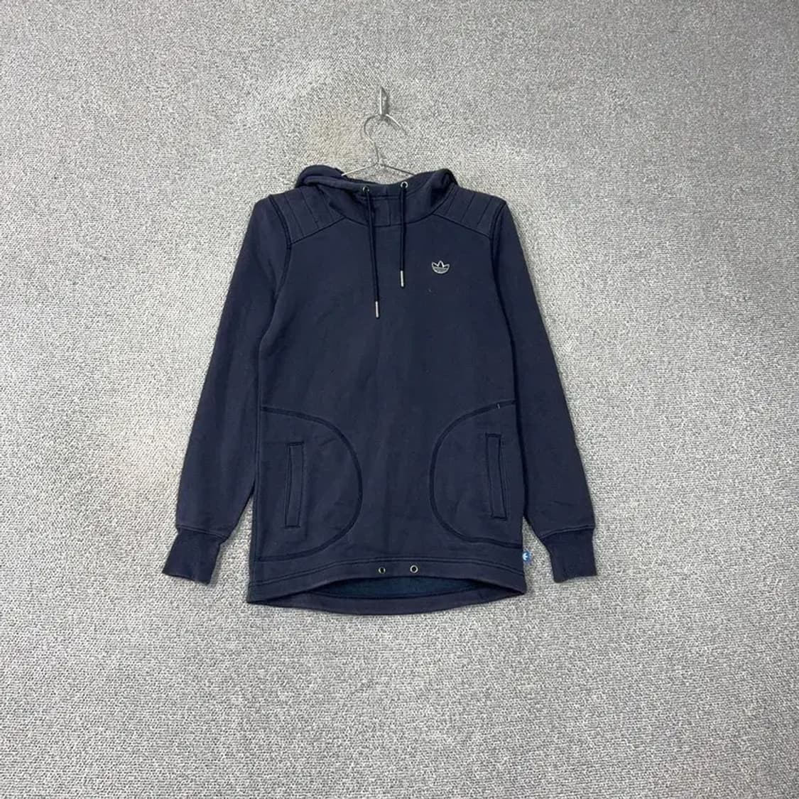 아디다스 여성 로고 네이비 후드티 90 상품이미지1