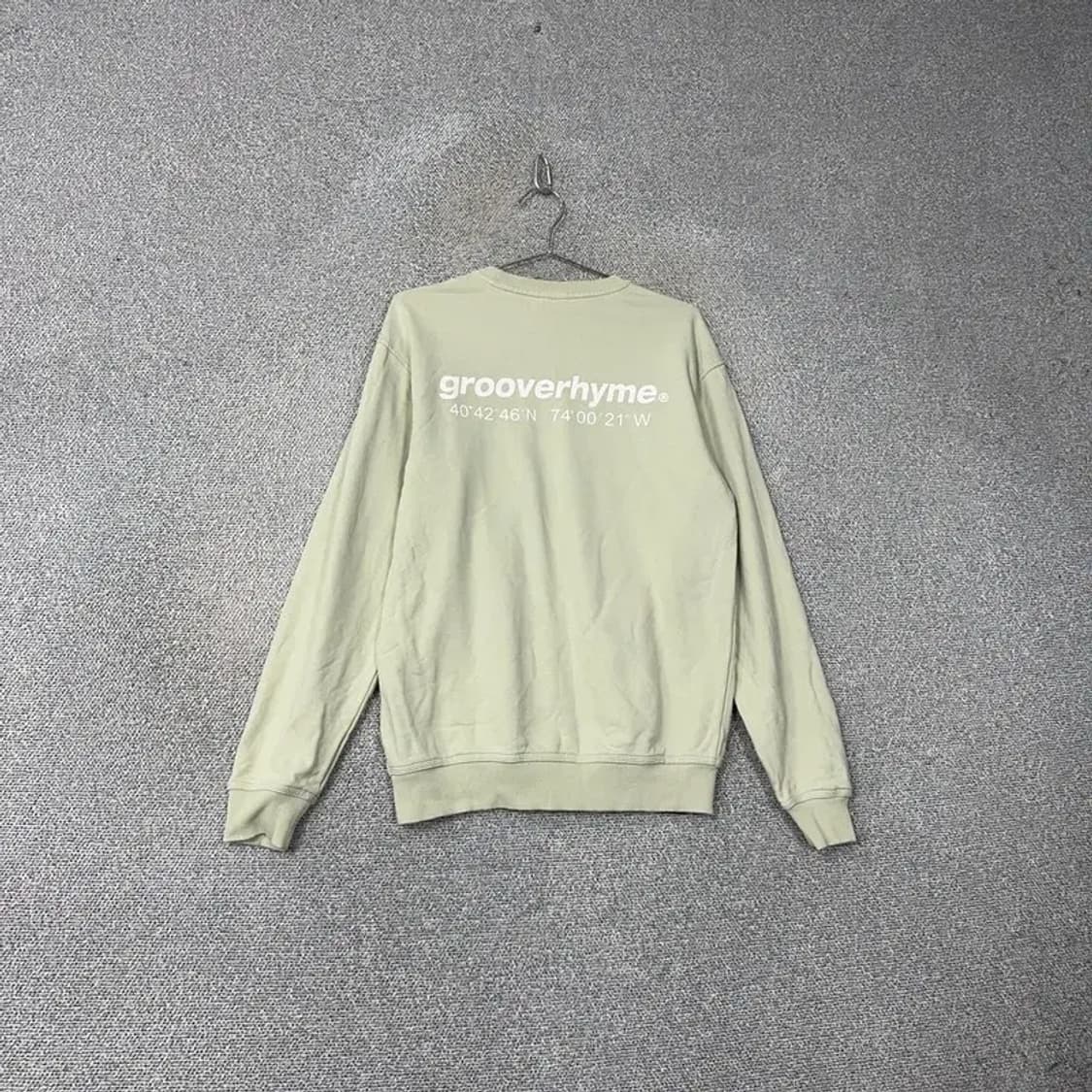 그루브라임 라임 백로고 맨투맨 S 상품이미지2