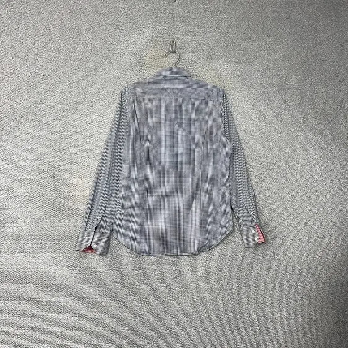 타미힐피거 로고 블루 체크 셔츠 L 상품이미지2