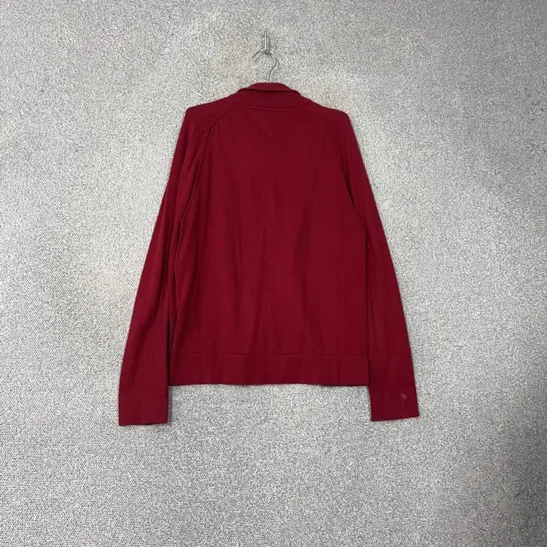 타미힐피거 로고 버건디 캐주얼 집업 L 상품이미지2