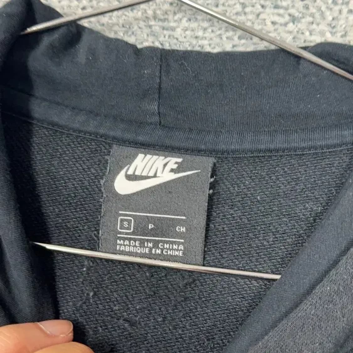 나이키 크롭 스우시 후드티 S 상품이미지3