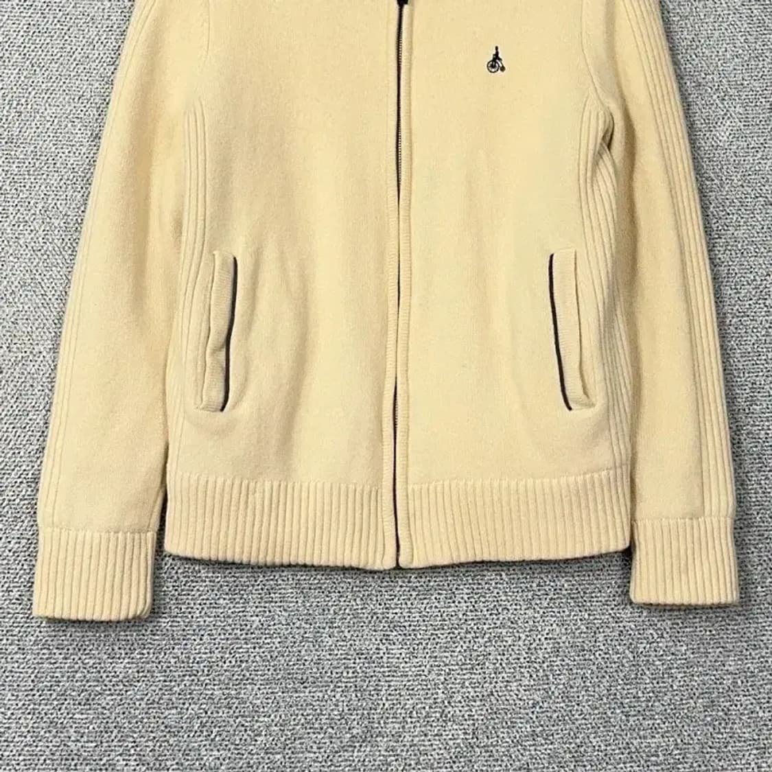 빈폴 캐주얼 남성 베이지 니트 집업 100 상품이미지4