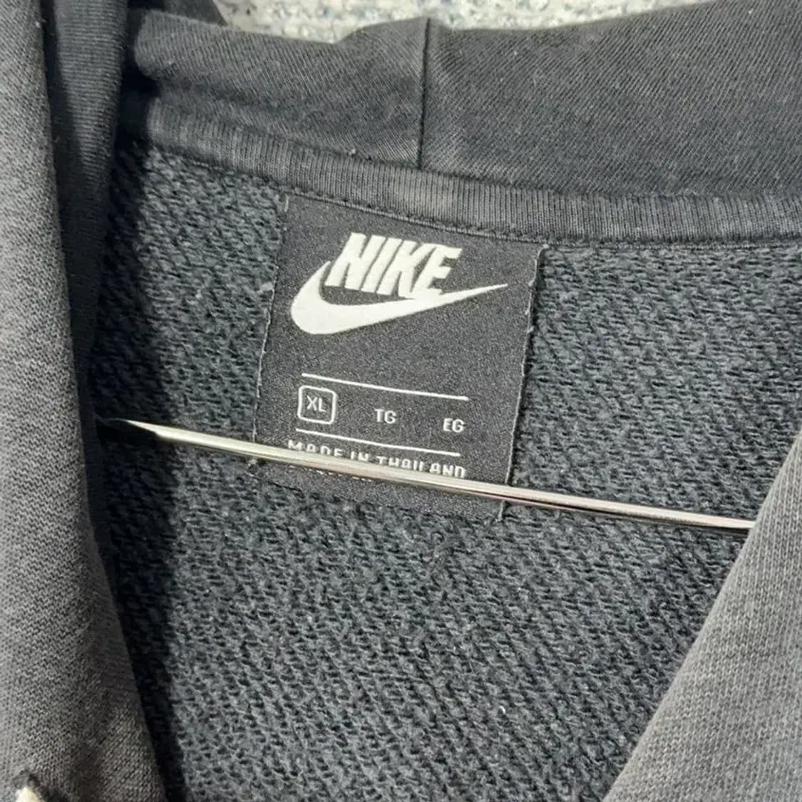 나이키 센터 스우시 블랙 후드티 XL 상품이미지3