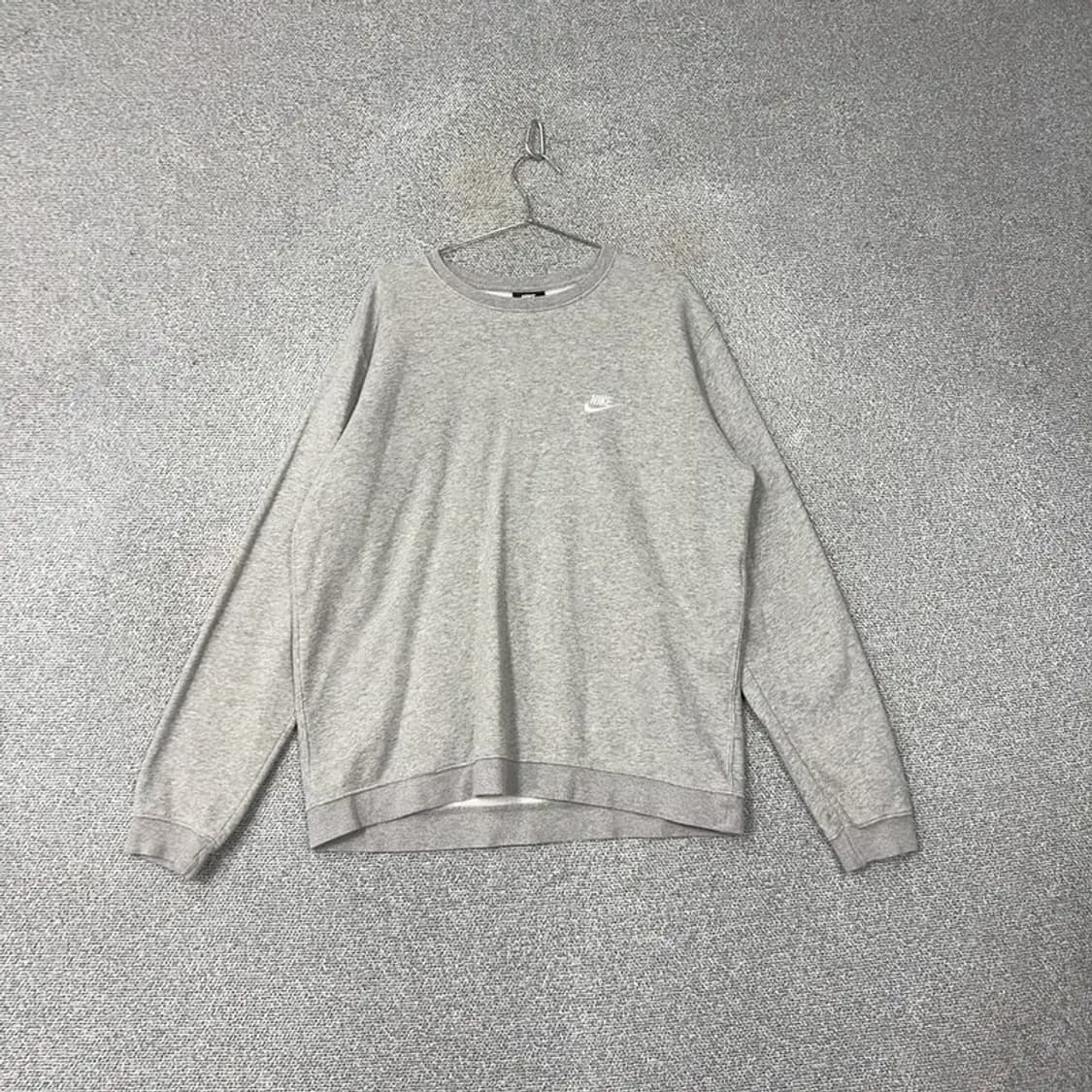 나이키 스우시 그레이 맨투맨 XL 상품이미지1