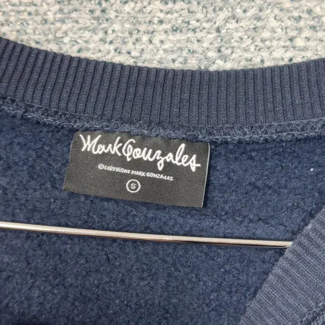 마크곤잘레스 참스 로고 네이비 맨투맨 S 상품이미지3