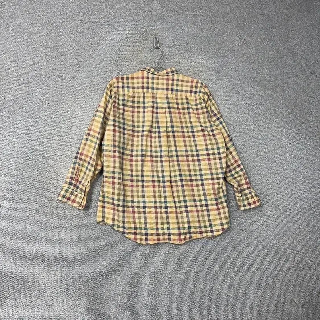 빈폴 캐주얼 체크 베이지 셔츠 100 상품이미지2