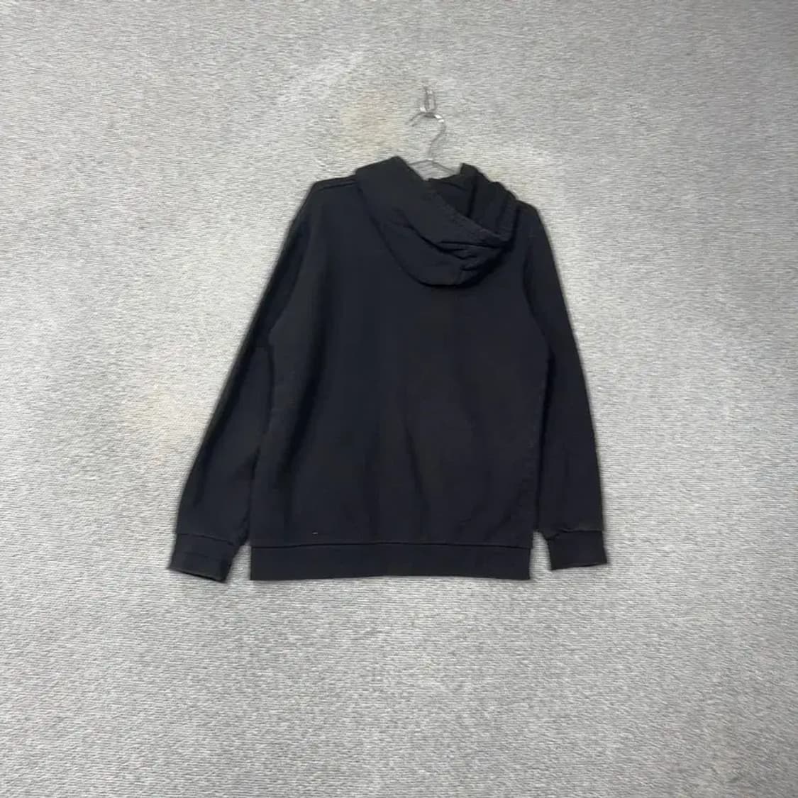 아디다스 트레포일 빅로고 블랙 후드티 XL 상품이미지2