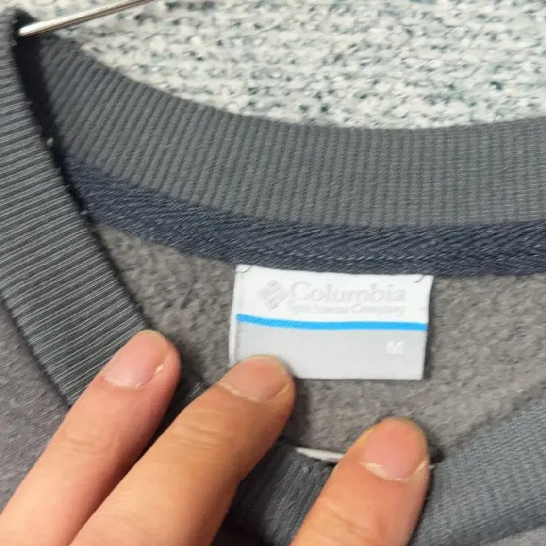 콜롬비아 로고 그레이 맨투맨 95 상품이미지3