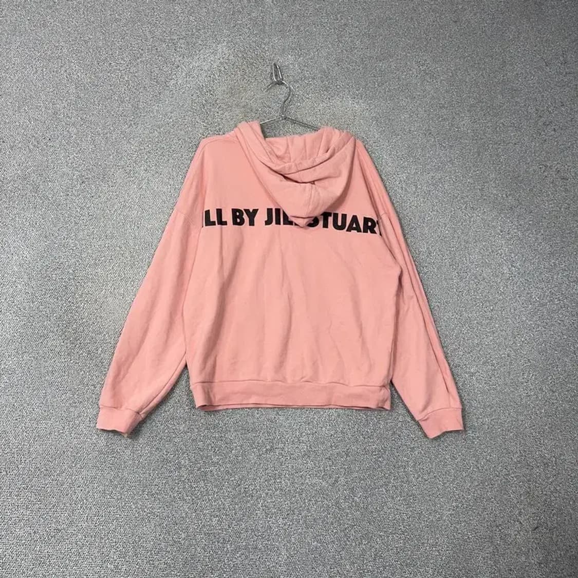 질스튜어트 프린팅 핑크 후드티 XL 상품이미지2