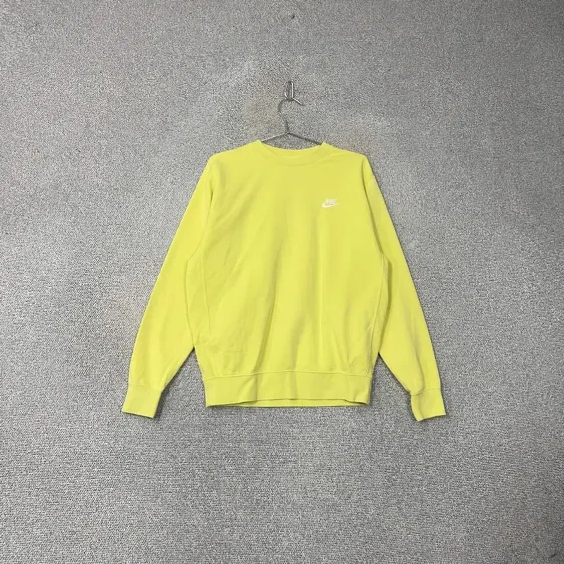 나이키 형광 로고 맨투맨 M 상품이미지1