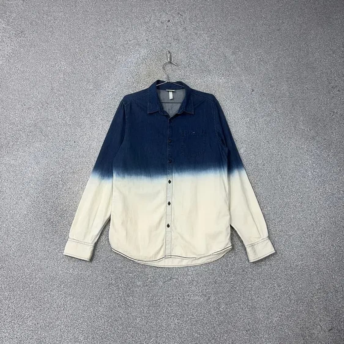 아디다스 네온 그라데이션 빈티지 코튼 셔츠 M 상품이미지1