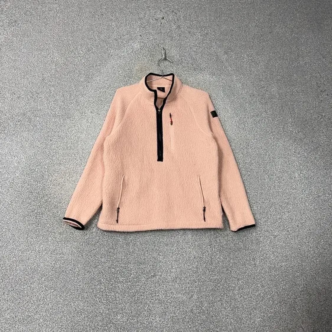 코오롱 스포츠 여성 연핑크 캐주얼 반집업 후리스 95 상품이미지1