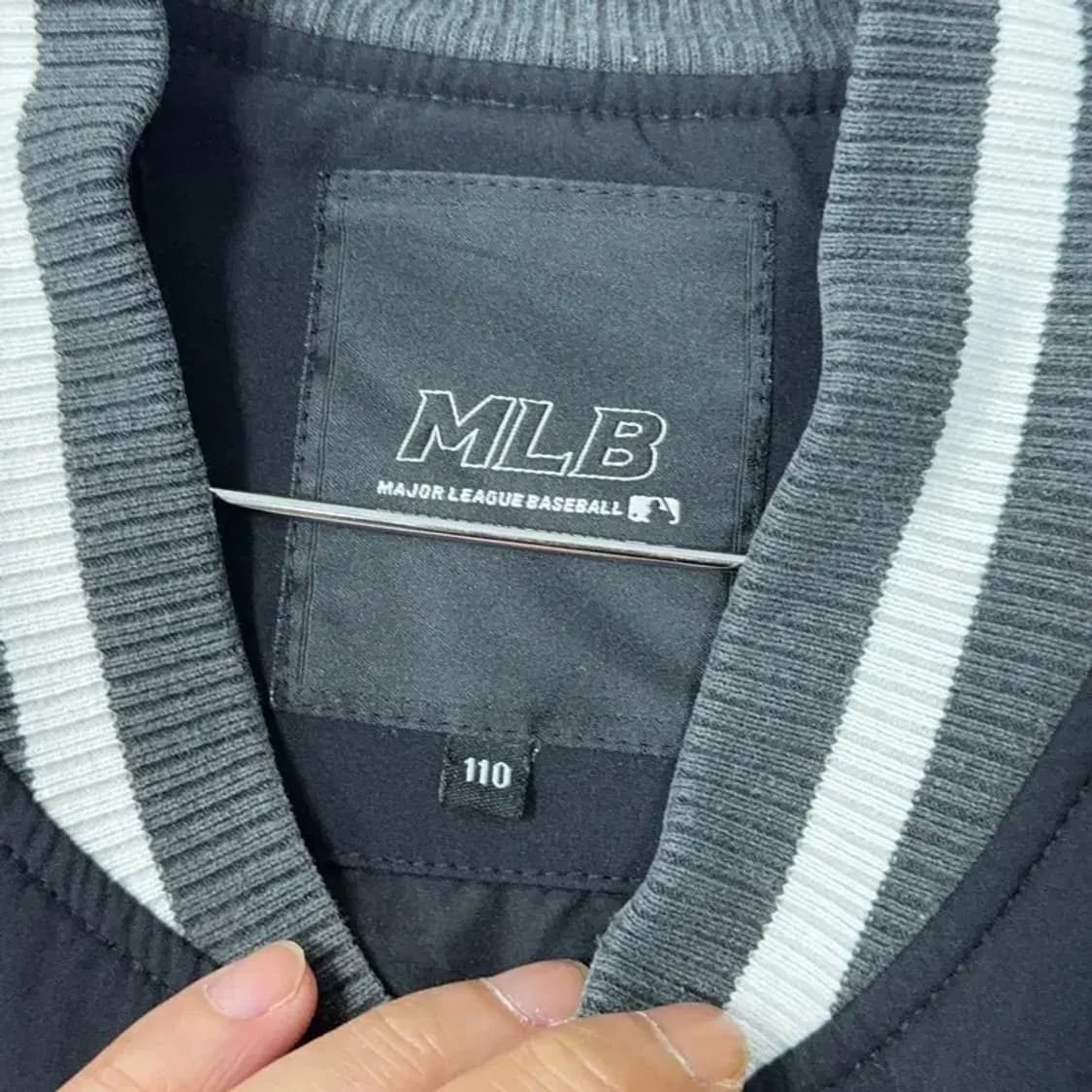 MLB 뉴욕양키즈 블랙 단가라 코튼 스타디움 자켓 110 상품이미지3