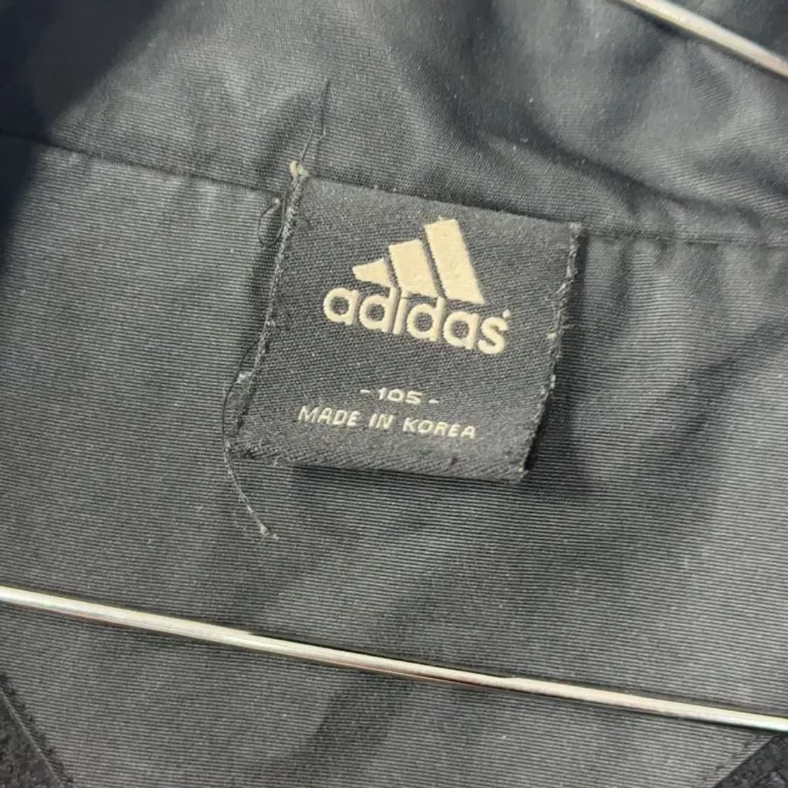아디다스 블랙 로고 오버핏 바람막이 윈드자켓 105 상품이미지3