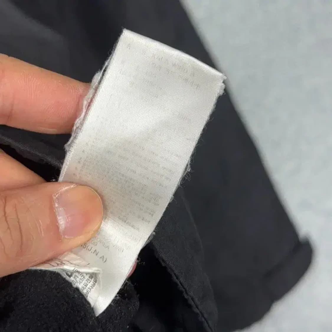 아디다스 블랙 로고 오버핏 바람막이 윈드자켓 105 상품이미지4