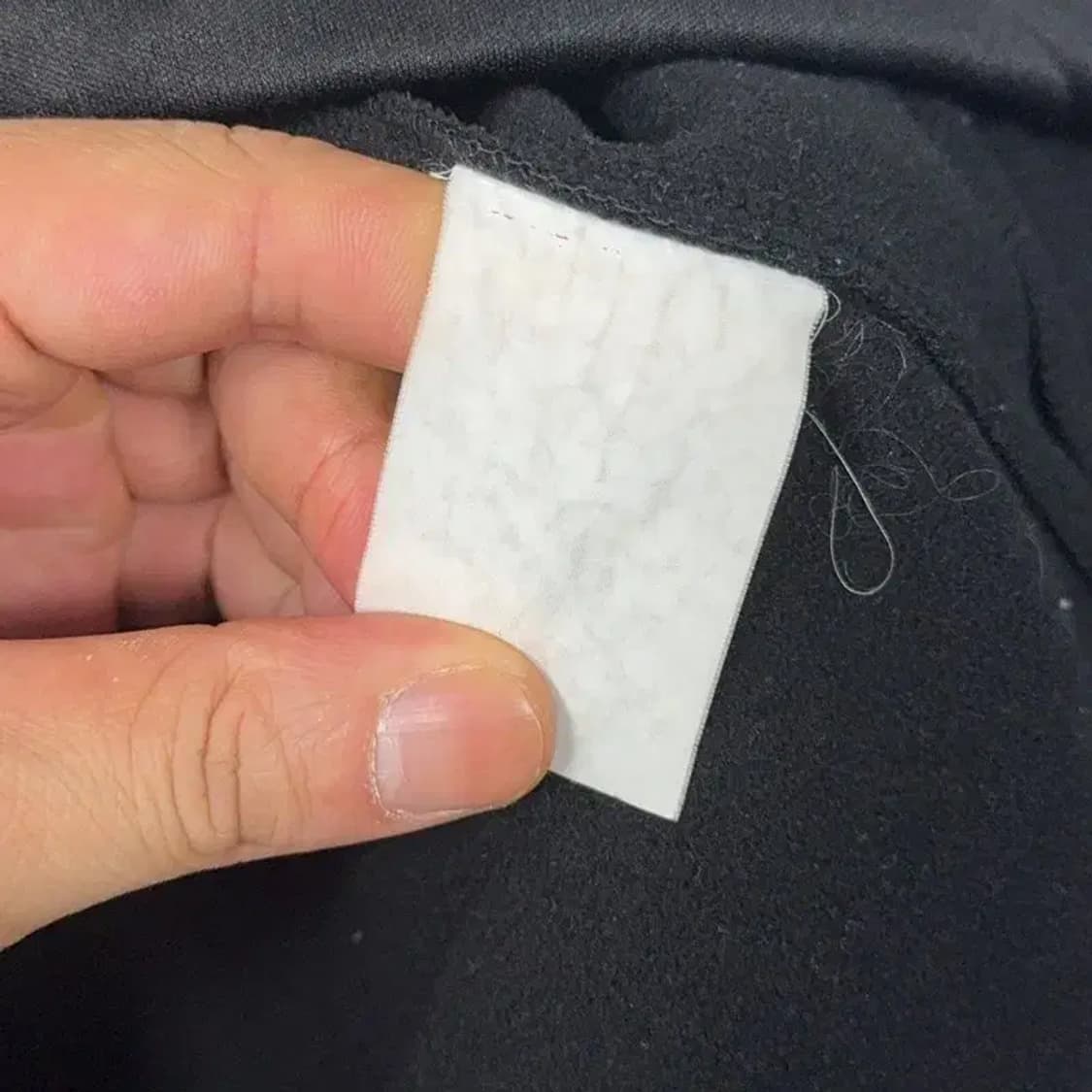 리복 블랙 로고 기능성 집업 저지 S 상품이미지4