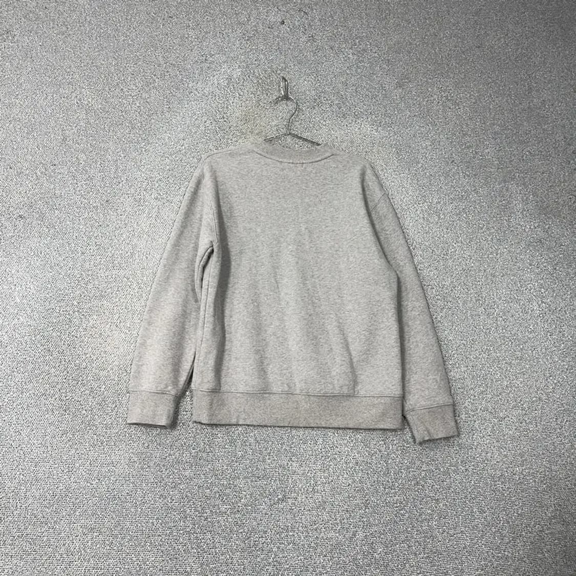 플랙 캐주얼 옐로우 프린팅 로고 그레이 맨투맨 S 상품이미지2