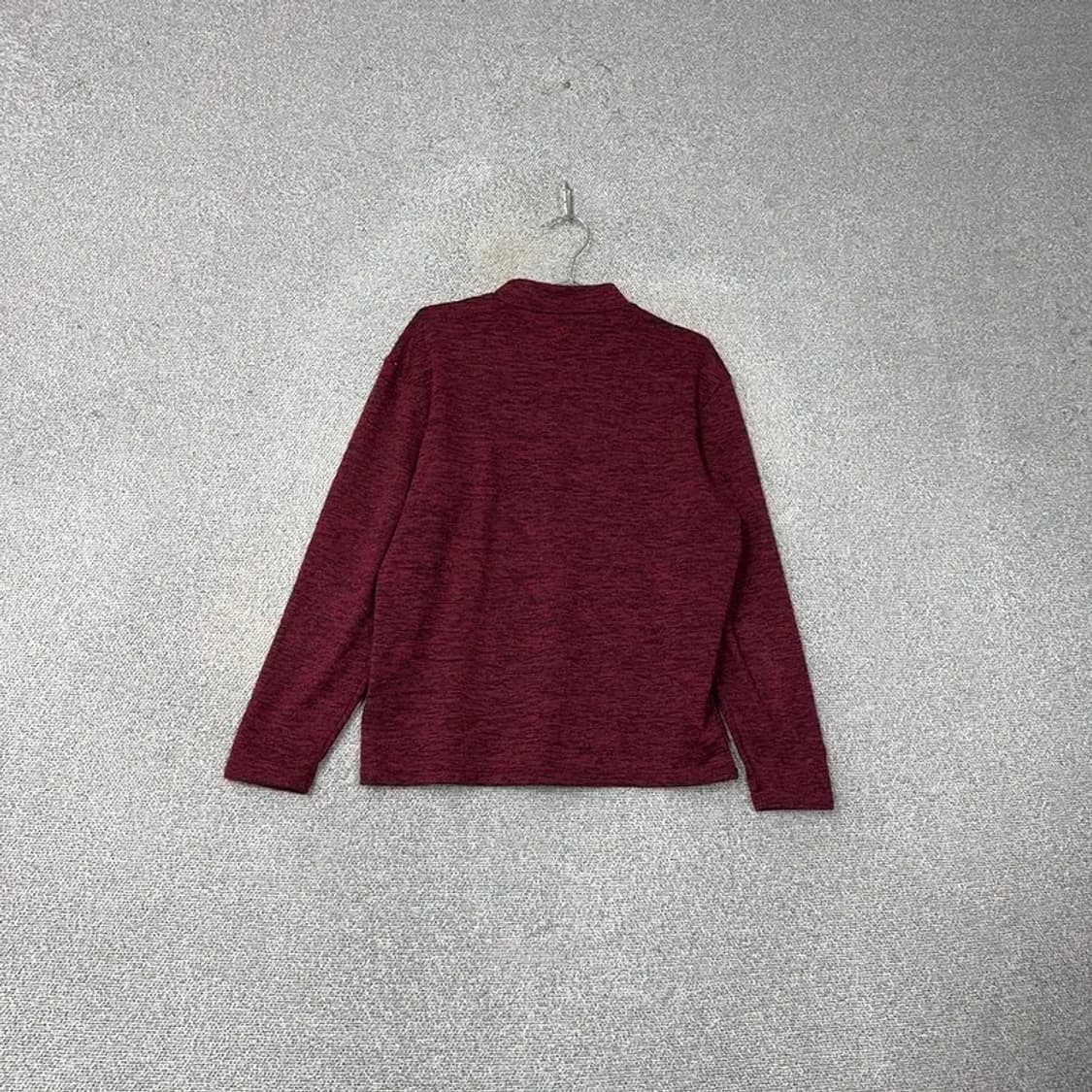 푸마 로고 버건디 기능성 긴팔티 L 상품이미지2