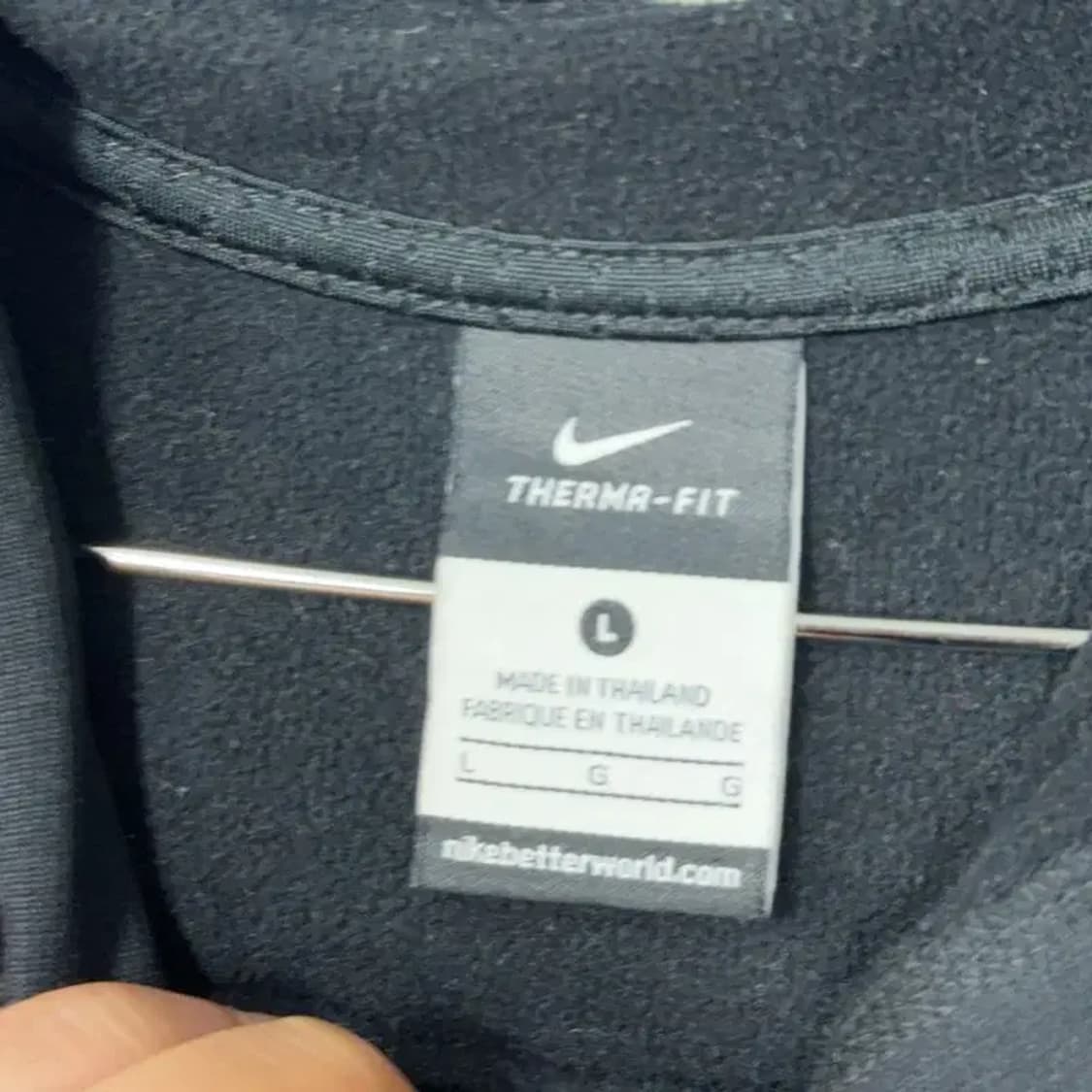 나이키 써마핏 기능성 블랙 후드티 L 상품이미지3