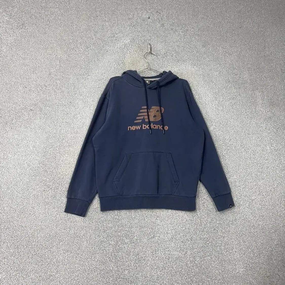 뉴발란스 프린팅 네이비 후드티 XL 상품이미지1